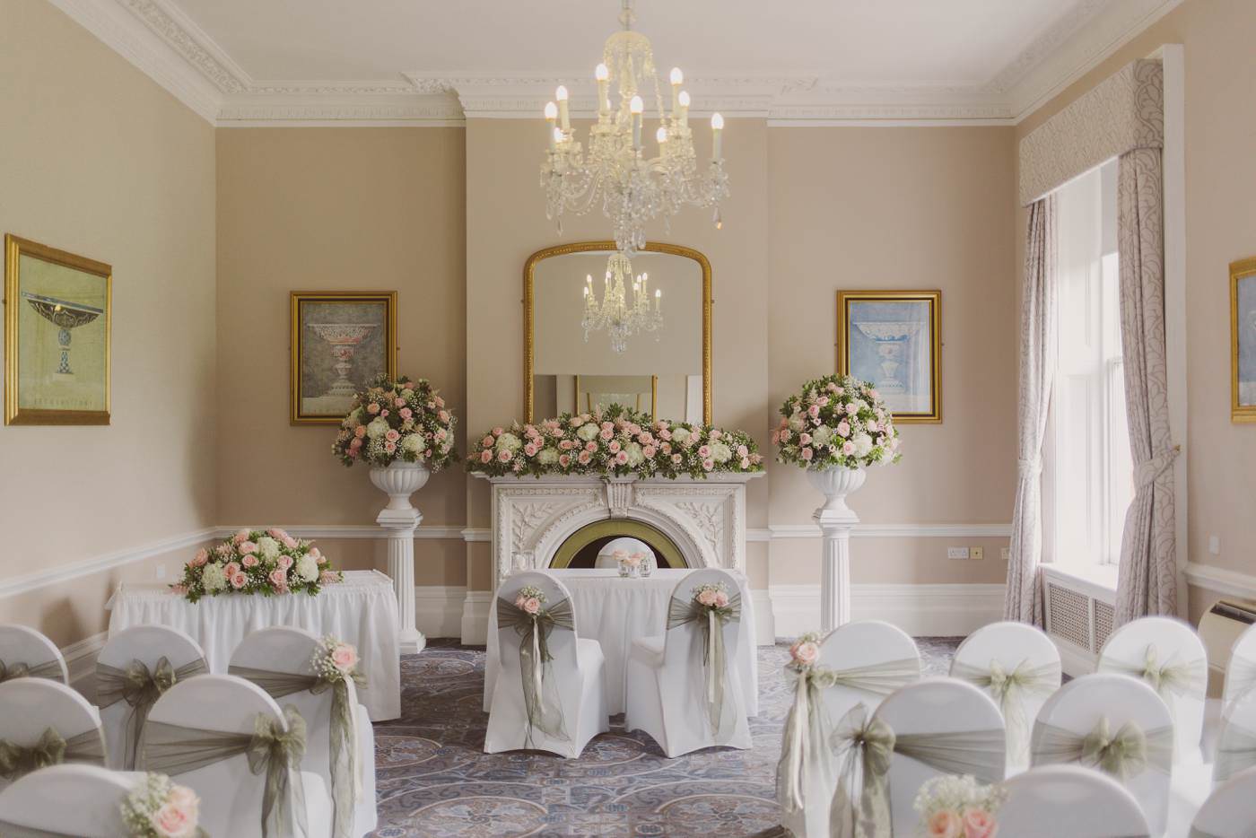 the marriage ceremony room