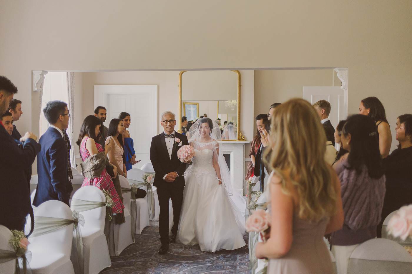 bride with her father